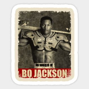 Bo Jackson - NEW RETRO STYLE Sticker